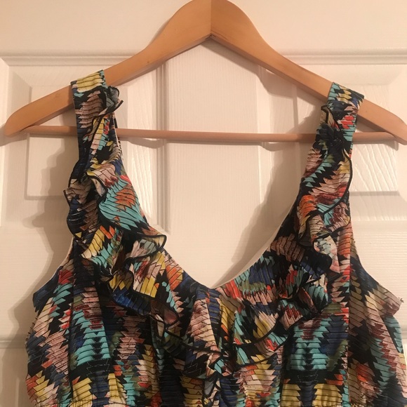 Blu Sage Ruffle Dress - Picture 2 of 6